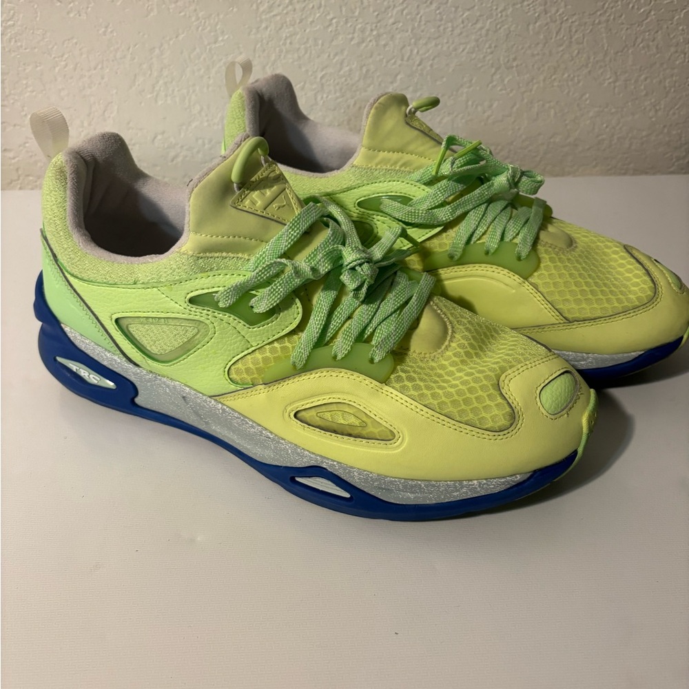 Puma TRC Blaze in Neon Yellow and Blue